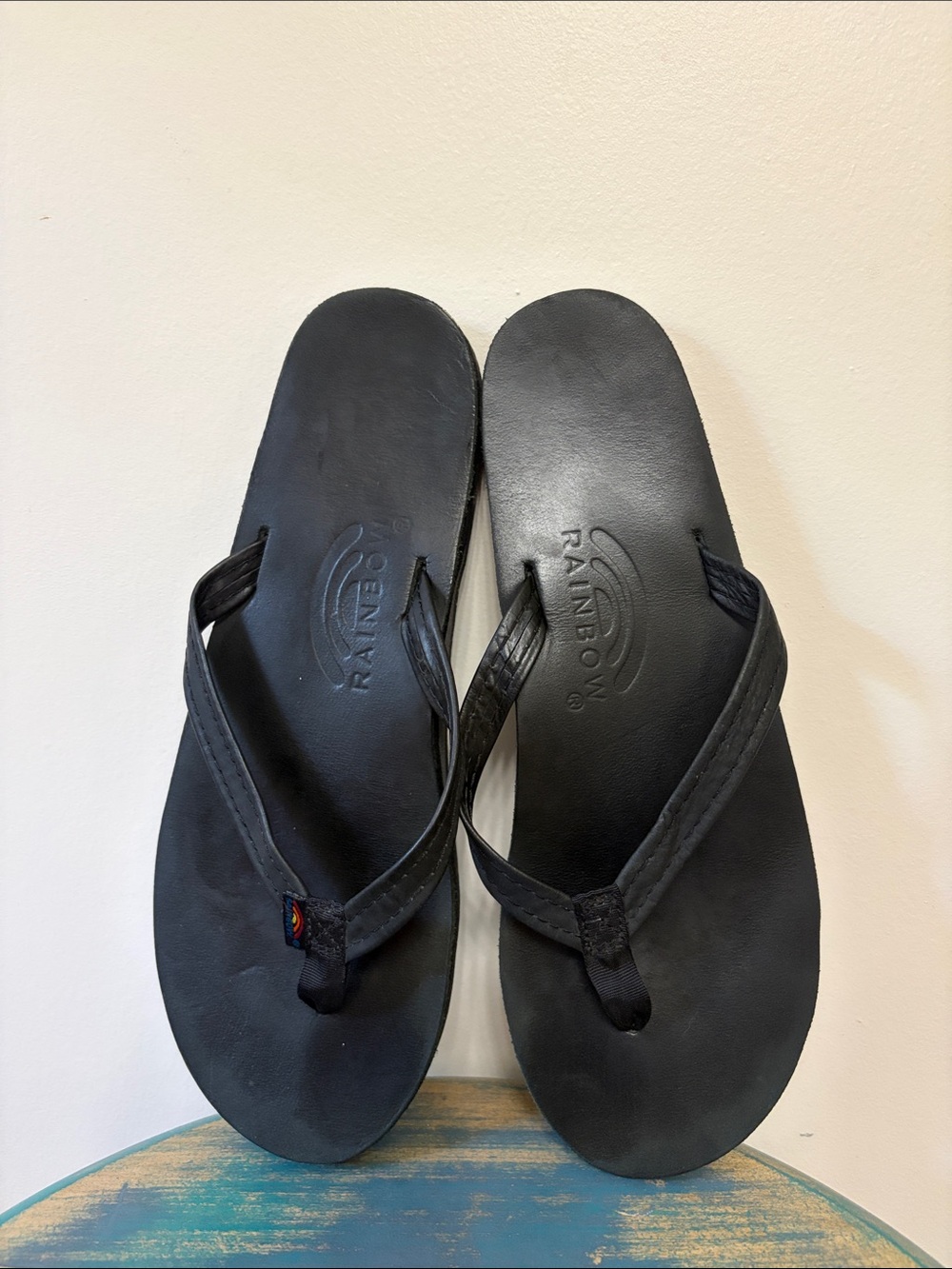 Rainbow Women’s Single Layer Classic Leather with Arch Support